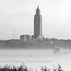 Mississippi tug boat engulfed pea soup thick fog